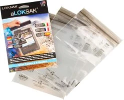 LOKSAK ALoksak - Waterdichte Hoezen - 16 X 22,9 Cm - 2 St. - Transparant