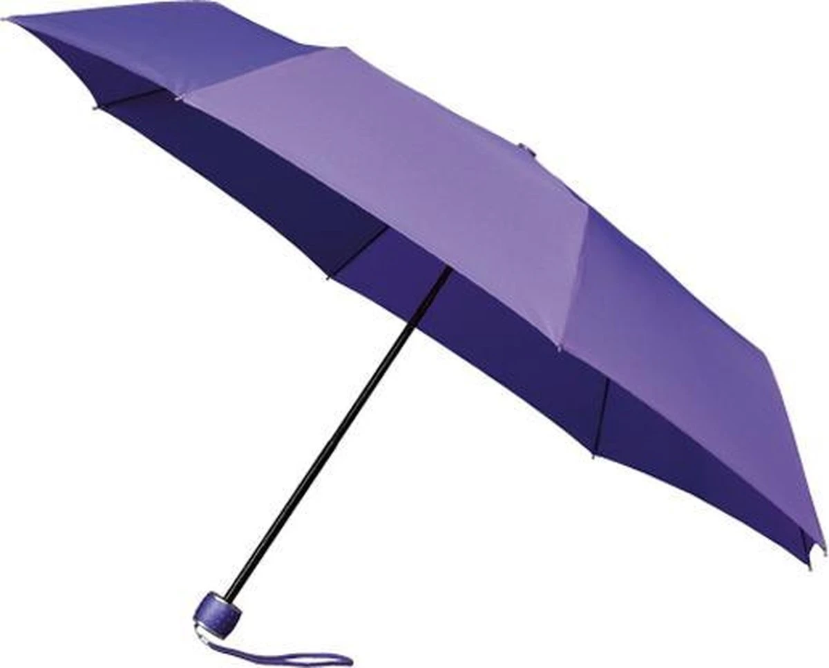 MiniMAX - Opvouwbare Paraplu - Windproof - Ø 100 Cm - Paars 3 MiniMAX - Opvouwbare Paraplu - Windproof - Ø 100 Cm - Paars