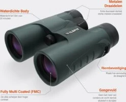Verrekijker Waterdichte Wildpix XD 8x42 - Compact En Gas Gevuld Voor Volwassenen - Vogelen , Wildlife En Outdoor - Groen 18 Verrekijker Waterdichte Wildpix XD 8x42 - Compact En Gas Gevuld Voor Volwassenen - Vogelen , Wildlife En Outdoor - Groen -Bol 1200x970