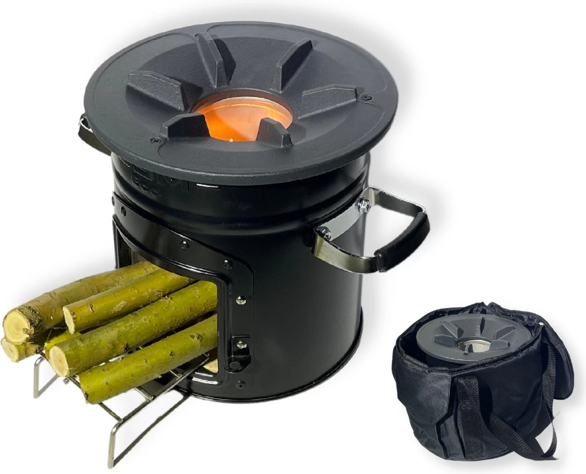 Thuiser Rocket Stove - Kooktoestel Op Houtvuur - Camping Gadget - Buiten Koken Op Vuur - Kookkachel Voor Buiten - Buiten Koken Op Vuur Toestellen - Kampeer Gadgets - Gadgets Mannen - Kampeer Kooktoestel - Kookkachel Op Hout - Met Draagtas 3 Thuiser Rocket Stove - Kooktoestel Op Houtvuur - Camping Gadget - Buiten Koken Op Vuur - Kookkachel Voor Buiten - Buiten Koken Op Vuur Toestellen - Kampeer Gadgets - Gadgets Mannen - Kampeer Kooktoestel - Kookkachel Op Hout - Met Draagtas