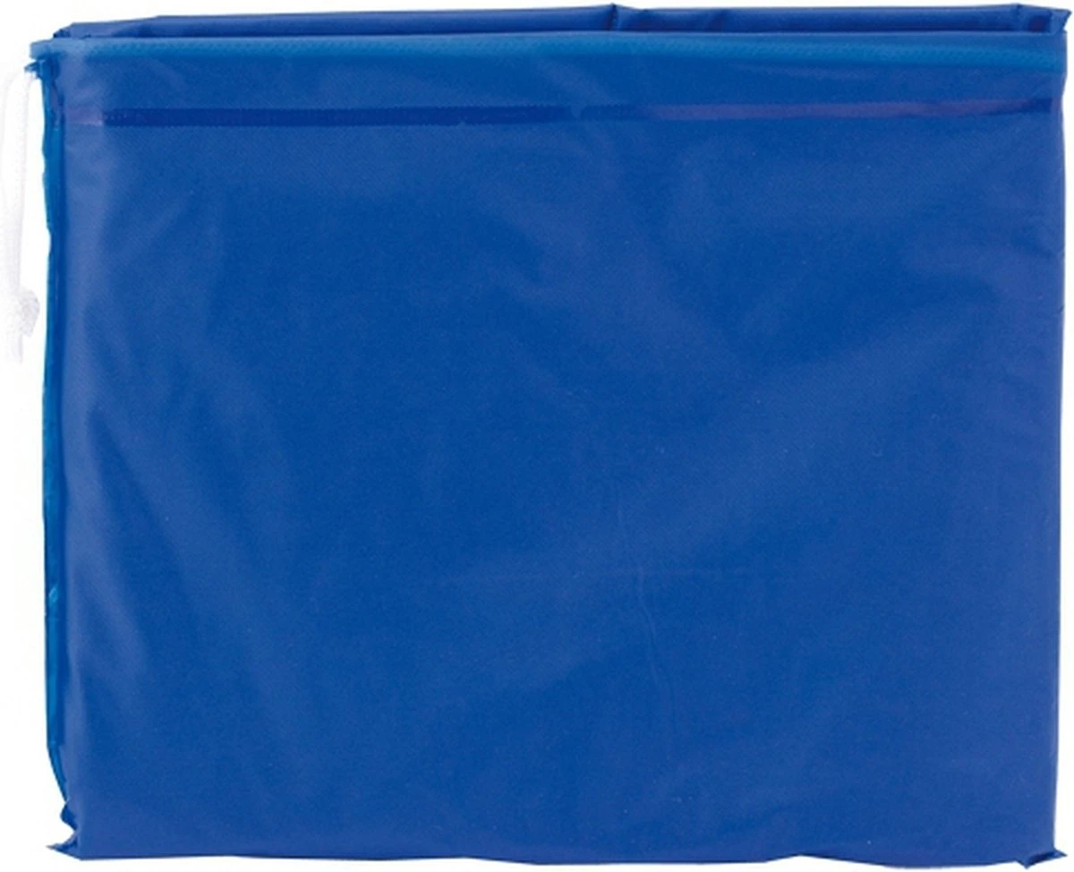 Merkloos Kinder Regen Poncho Blauw 5 Merkloos Kinder Regen Poncho Blauw - Afbeelding 3