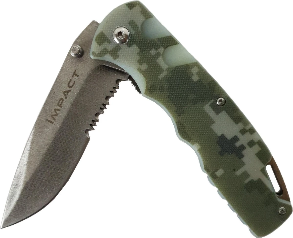 Homeij Zakmes Impact Leger Camouflage Kleur Army RVS Inclusief Opberg Etui Handle G10 3 Homeij Zakmes Impact Leger Camouflage Kleur Army RVS Inclusief Opberg Etui Handle G10