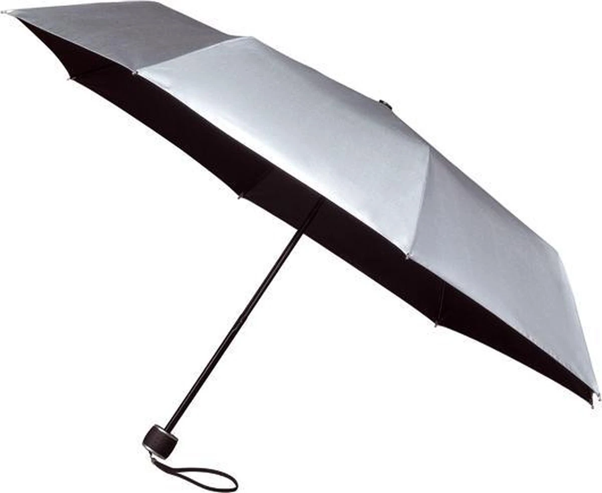 MiniMAX - Opvouwbare Paraplu - Windproof - Ø 100 Cm - Zilver 3 MiniMAX - Opvouwbare Paraplu - Windproof - Ø 100 Cm - Zilver