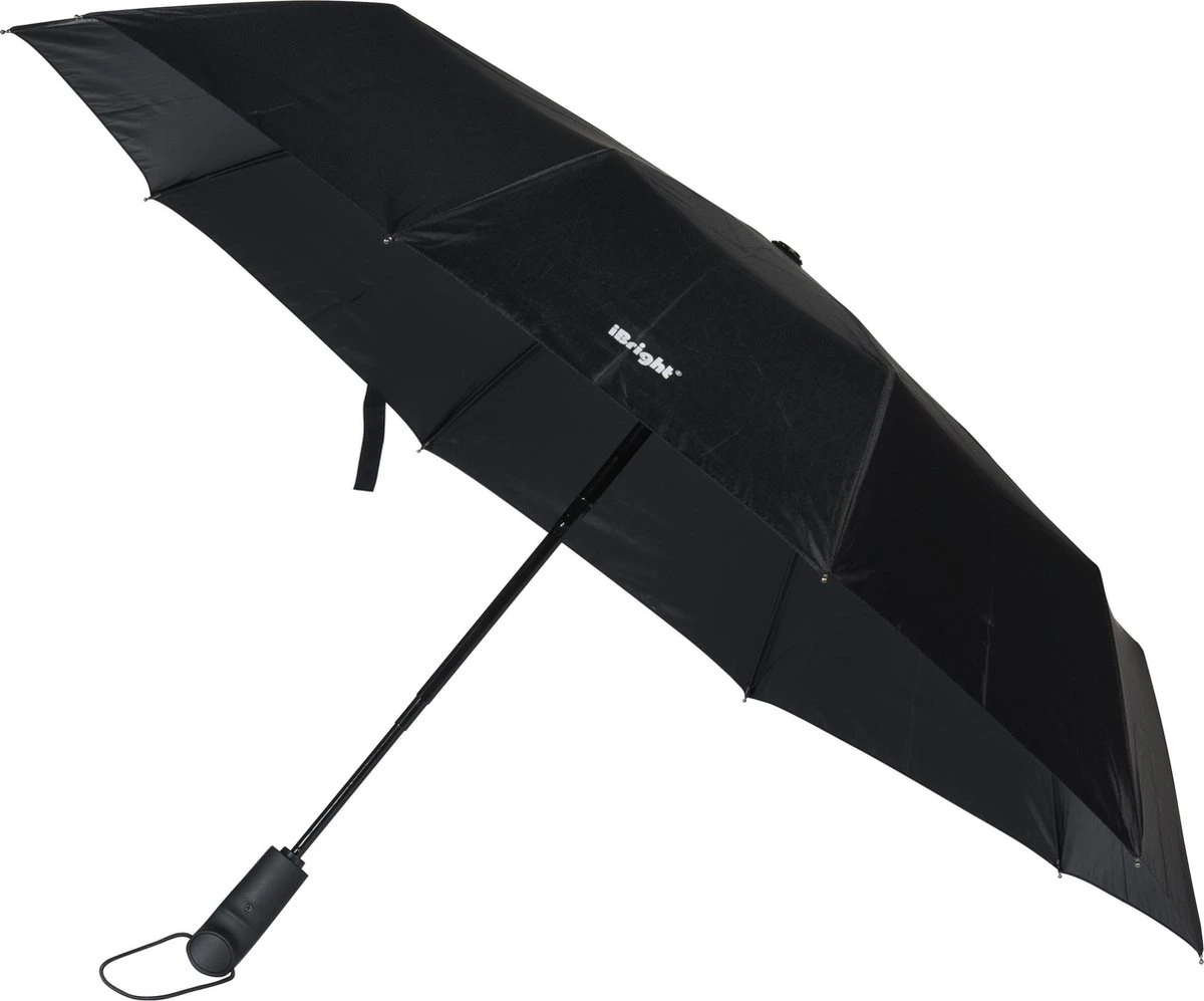 IBright Storm Paraplu - Paraplu - Extra Sterk - Opvouwbaar - Automatisch Uitklapbaar - Ø 105 - Inclusief Beschermhoes 4 IBright Storm Paraplu - Paraplu - Extra Sterk - Opvouwbaar - Automatisch Uitklapbaar - Ø 105 - Inclusief Beschermhoes - Afbeelding 2