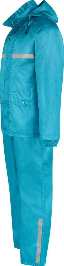BJØRNSON Dusch Regenpak Dames & Heren - Waterdicht - Maat 3XL - Aqua Blauw 25 BJØRNSON Dusch Regenpak Dames & Heren - Waterdicht - Maat 3XL - Aqua Blauw -Bol 292x1200