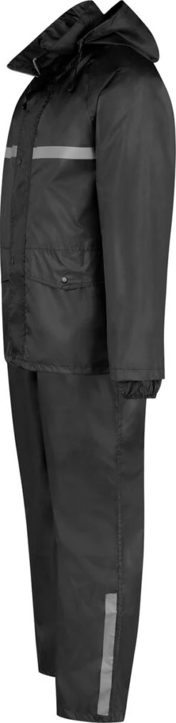 BJØRNSON Dusch Regenpak Dames & Heren - Waterdicht - Maat 2XL - Zwart -Bol 293x1200