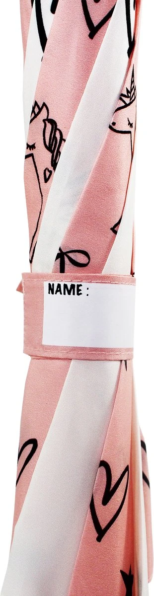 Kidzroom Fearless & Cuddle Paraplu - Peach - Unicorn 6 Kidzroom Fearless & Cuddle Paraplu - Peach - Unicorn - Afbeelding 4