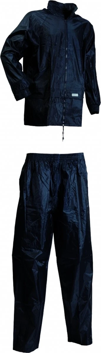 Merkloos Regenpak - Donkerblauw M 3 Merkloos Regenpak - Donkerblauw M