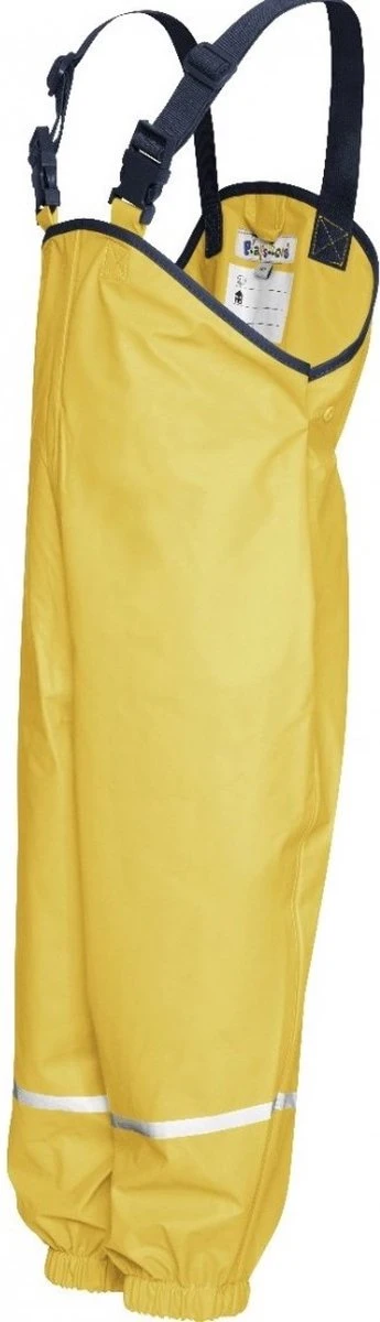 Playshoes Regenbroek Met Bretels Kinderen - Geel - Maat 104 5 Playshoes Regenbroek Met Bretels Kinderen - Geel - Maat 104 - Afbeelding 3