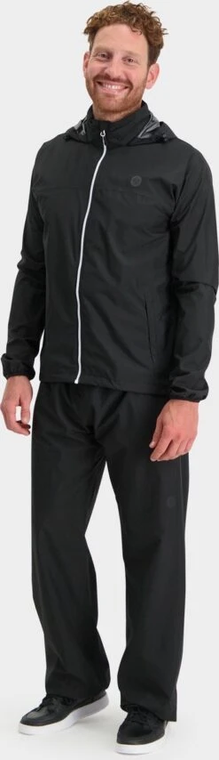 AGU GO Regenbroek Essential Unisex - Zwart - L - Dames & Heren - Waterdicht & Ademend -Bol 347x1200 2