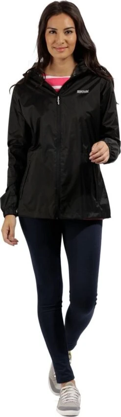 Regatta Pack-It II Regenjas - Maat 44 - Vrouwen - Zwart -Bol 350x1200