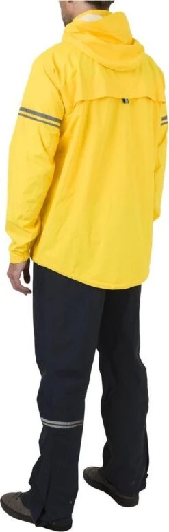AGU Original Regenpak Essential - Geel/Zwart - L - Dames & Heren - Waterdicht & Ademend -Bol 383x1200 2