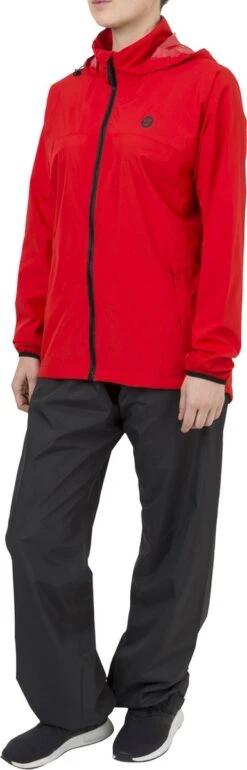 AGU GO Regenjas Essential Unisex - Rood - XXL - Dames & Heren - Waterdicht & Ademend -Bol 385x1200