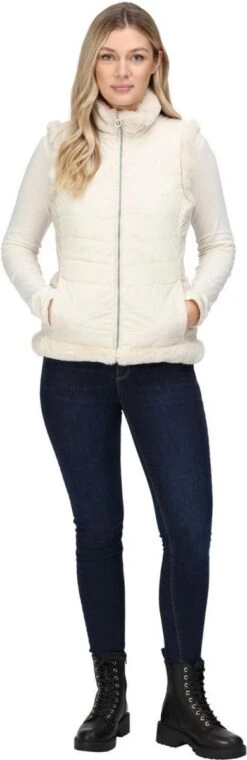 De Regatta Winslow Baffle Bodywarmer - Outdoorbodywarmer - Dames - GeÃ¯soleerd - Waterafstotend - Room Wit -Bol 390x1200 1