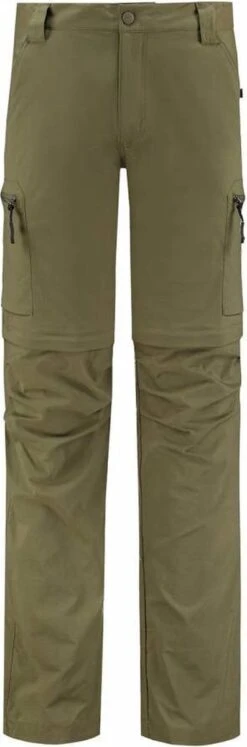 Mekong Heren Stretch Anti-Insect Afritsbroek In Leger Groen