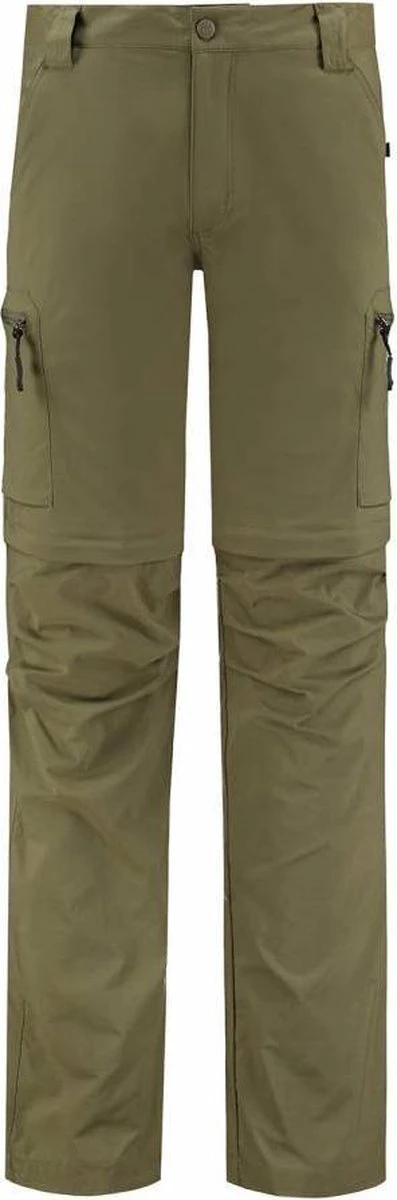 Mekong Heren Stretch Anti-Insect Afritsbroek In Leger Groen 3 Mekong Heren Stretch Anti-Insect Afritsbroek In Leger Groen