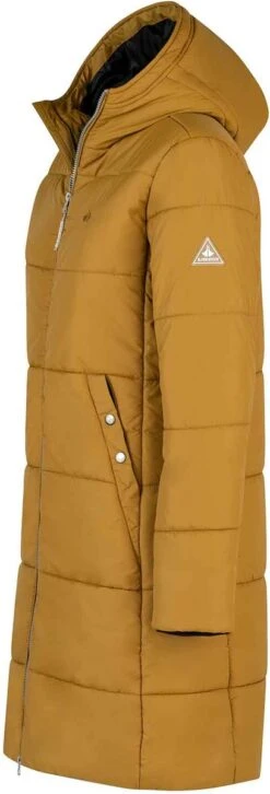 BJØRNSON Fia Winterparka Dames - Winddicht - Waterafstotend - Maat 42 - Tapenade -Bol 408x1200
