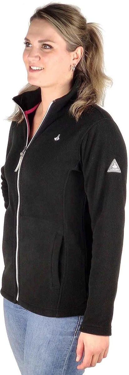 BJØRNSON Jenna Fleece Vest 4 Seizoenen Dames - Rits - Maat 40 - Zwart 6 BJØRNSON Jenna Fleece Vest 4 Seizoenen Dames - Rits - Maat 40 - Zwart - Afbeelding 4