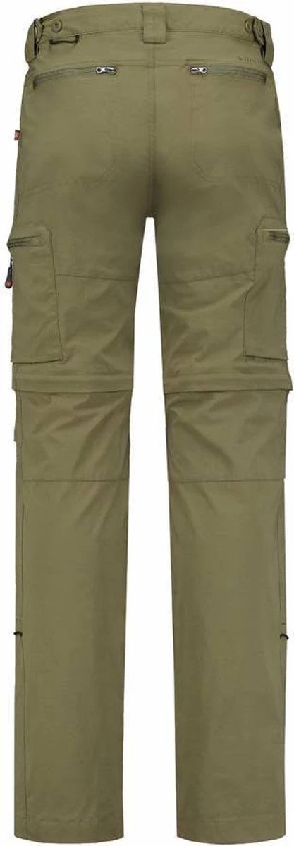 Mekong Heren Stretch Anti-Insect Afritsbroek In Leger Groen 4 Mekong Heren Stretch Anti-Insect Afritsbroek In Leger Groen - Afbeelding 2