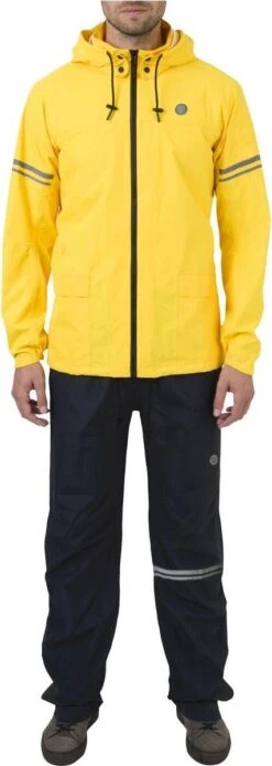 AGU Original Regenpak Essential - Geel/Zwart - L - Dames & Heren - Waterdicht & Ademend -Bol 427x1200 9