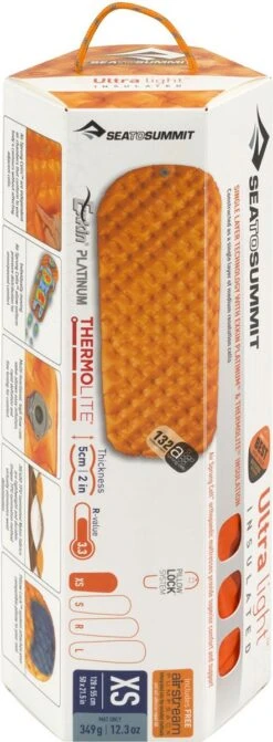 Sea To Summit UltraLight Insulated Regular Opblaasbare Slaapmat - 5cm - 480g - Oranje -Bol 442x1200 3