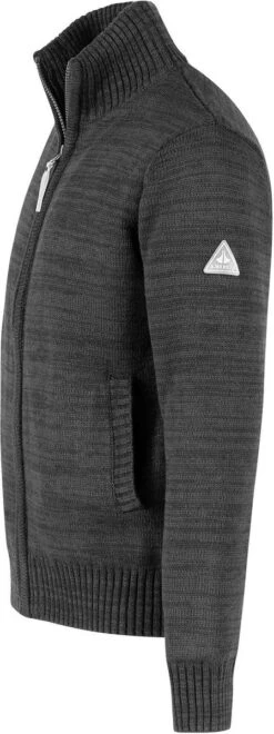 BJØRNSON Eric Gebreid Wintervest Heren - Winddicht Gevoerd - Maat L - Zwart -Bol 449x1200 2