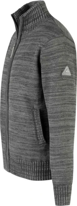 BJØRNSON Eric Gebreid Wintervest Heren - Winddicht Gevoerd - Maat XL - Antraciet -Bol 451x1200 5