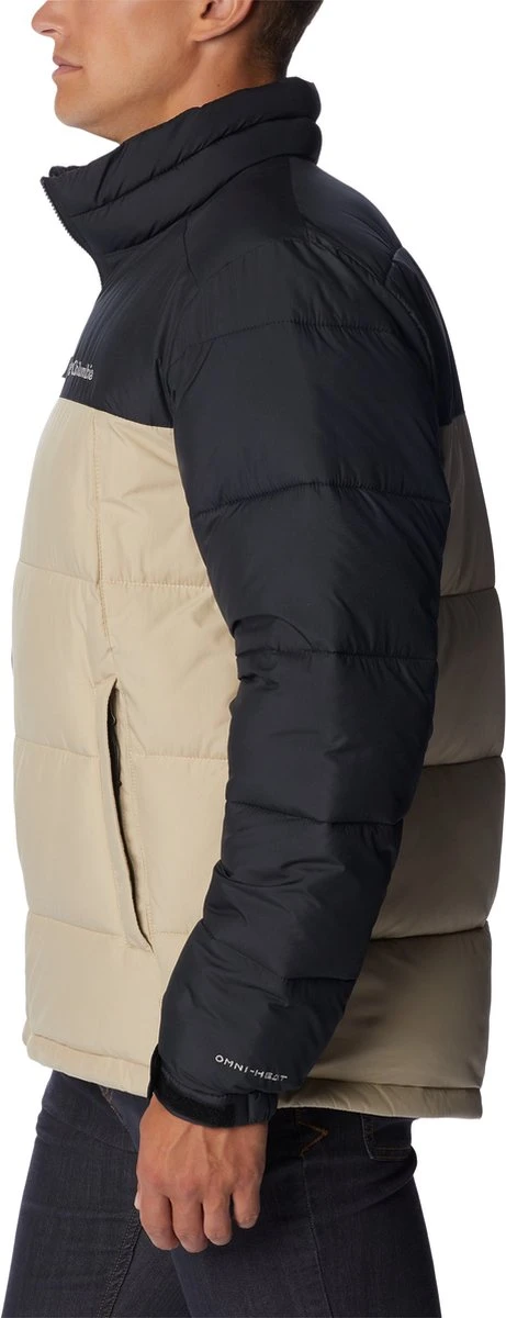 Columbia Pike Lake - Winterjas - Gewatteerde Puffer Jas Heren - Outdoorjas - Waterdicht - Thermo - Zwart/Zand - Maat L 9 Columbia Pike Lake - Winterjas - Gewatteerde Puffer Jas Heren - Outdoorjas - Waterdicht - Thermo - Zwart/Zand - Maat L - Afbeelding 7