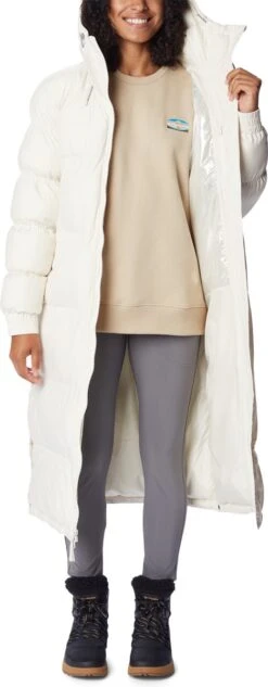 Columbia Pike Lake - Jassen Dames Winter - Outdoorjas - Chalk - Maat XL -Bol 468x1200
