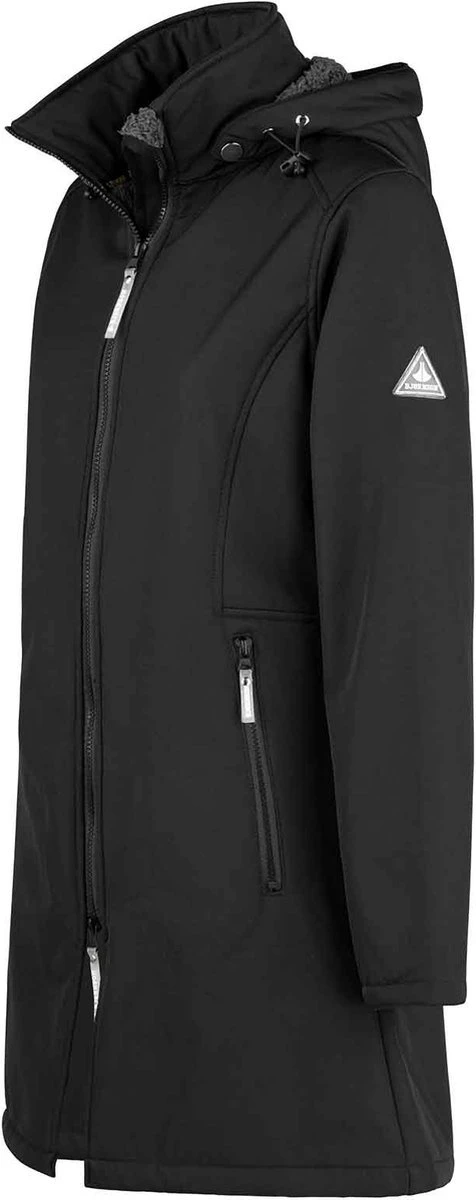 BJØRNSON Signe Softshell Winterjas Parka Dames - Teddy - Maat 44 - Zwart 15 BJØRNSON Signe Softshell Winterjas Parka Dames - Teddy - Maat 44 - Zwart - Afbeelding 13