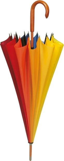 Falcone - Golfparaplu - Ø 110 Cm - Regenboog -Bol 481x1200 1