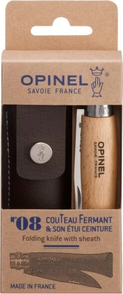 Opinel No.8 Zakmes - RVS Etui -Bol 505x1200