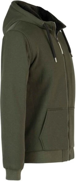 BJØRNSON Kenny Sweatvest Heren - Teddy Gevoerd - Hoodie - Maat 3XL - Rosin Groen -Bol 508x1200 2