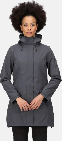 De Regatta Denbury Iii Wandeljas - Dames - 3-In-1 - Waterdicht - Donker Grijs