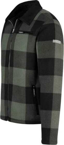 STØRVIK London Houthakkers Fleece Jas Lumberjack - Teddy Vest - Maat L - Groen -Bol 529x1200