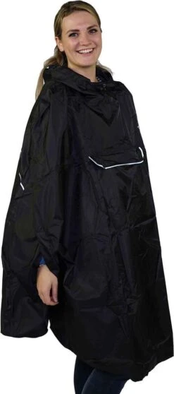 BJØRNSON Haps Regenponcho Fiets Dames & Heren - Fietsponcho - Zwart 28 BJØRNSON Haps Regenponcho Fiets Dames & Heren - Fietsponcho - Zwart -Bol 531x1200 8