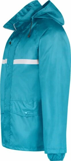 BJØRNSON Dusch Regenpak Dames & Heren - Waterdicht - Maat 3XL - Aqua Blauw 20 BJØRNSON Dusch Regenpak Dames & Heren - Waterdicht - Maat 3XL - Aqua Blauw -Bol 532x1200 8
