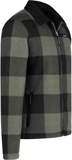 STØRVIK London Houthakkers Fleece Jas Lumberjack - Teddy Vest - Maat L - Groen -Bol 544x1200