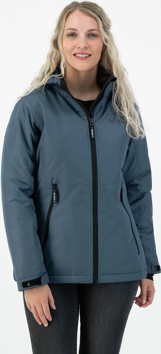 Kjelvik Dames Winterjas - Functionele Winterjas - Tyra - Blauw - Maat 42 4 Kjelvik Dames Winterjas - Functionele Winterjas - Tyra - Blauw - Maat 42 - Afbeelding 2
