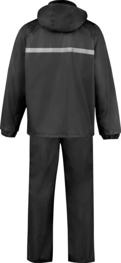 BJØRNSON Dusch Regenpak Dames & Heren - Waterdicht - Maat XL - Zwart -Bol 554x1200 3