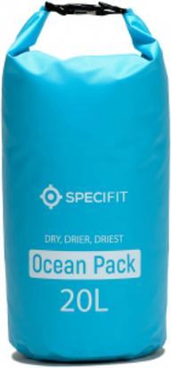 Specifit Ocean Pack 20 Liter - Drybag - Waterdichte Tas - Droogtas Blauw - Outdoor Tas 3 Specifit Ocean Pack 20 Liter - Drybag - Waterdichte Tas - Droogtas Blauw - Outdoor Tas