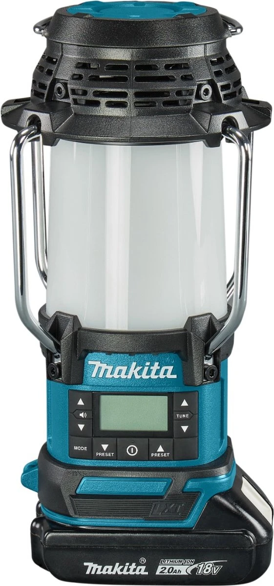 Makita DMR055 | 14,4 V / 18 V | Camping Lamp | Met Radio | Zonder Accu's En Lader 4 Makita DMR055 | 14,4 V / 18 V | Camping Lamp | Met Radio | Zonder Accu's En Lader - Afbeelding 2