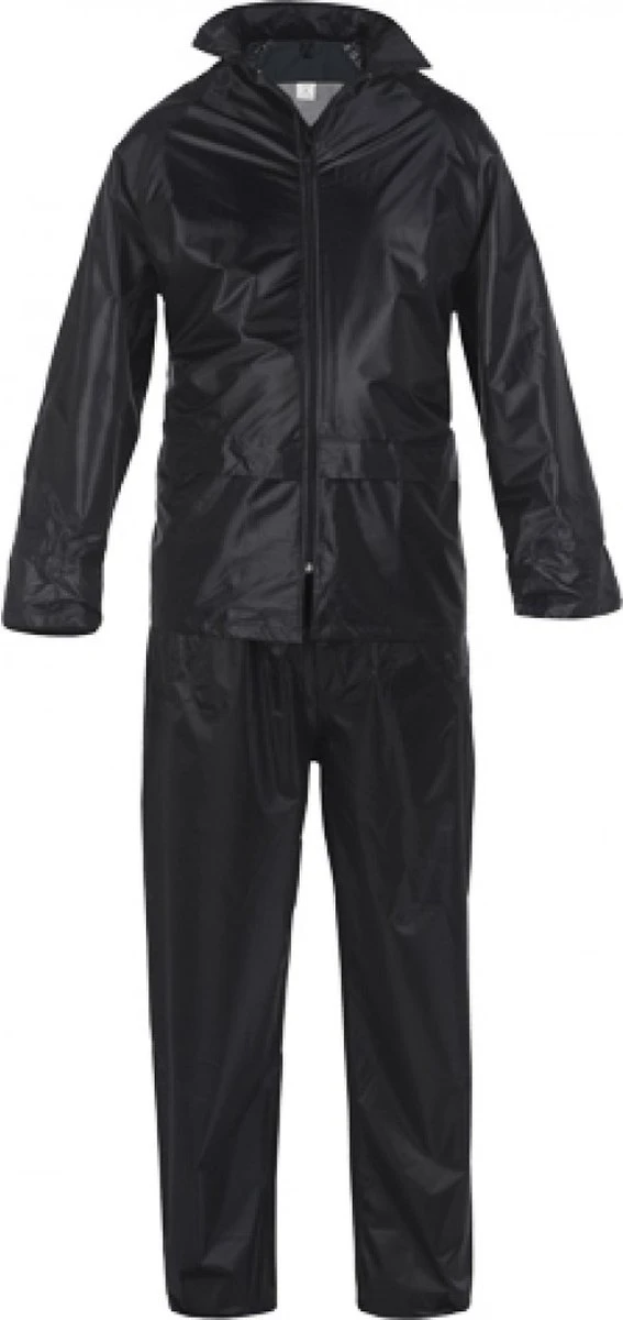 Merkloos Regenpak - Donkerblauw M 4 Merkloos Regenpak - Donkerblauw M - Afbeelding 2