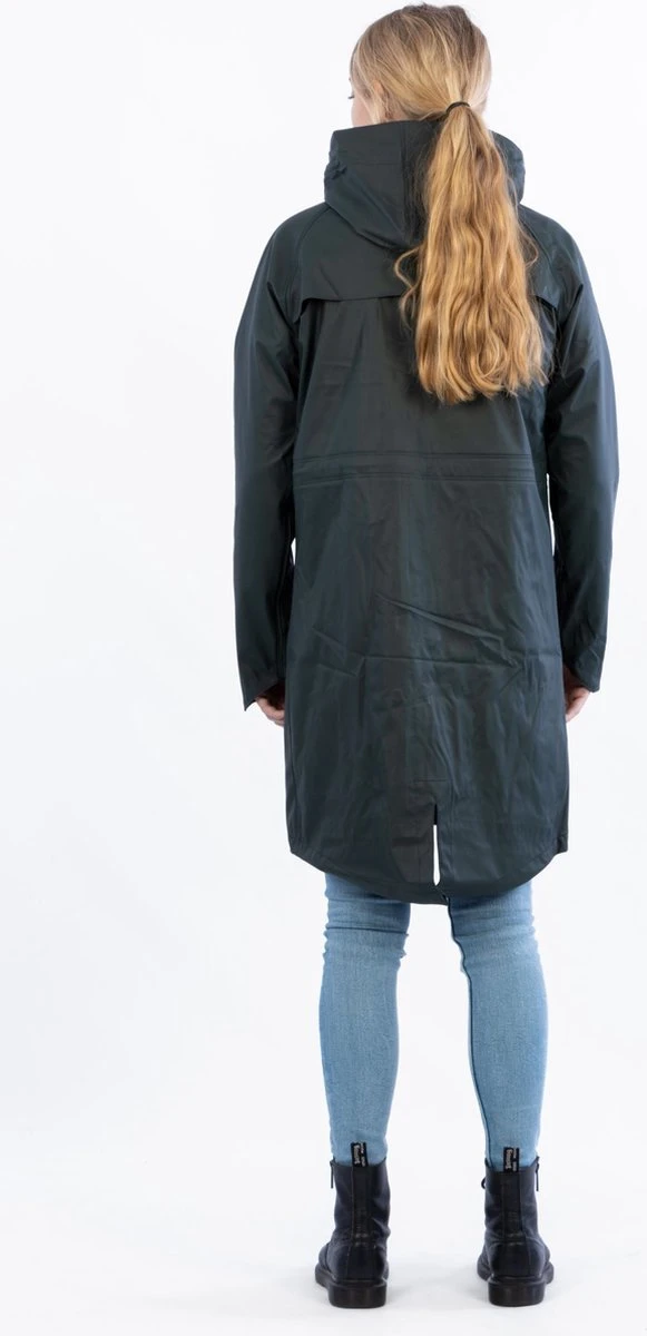 Ralka Regenjas Dames - Mizzle - Donkergroen - Maat 38 6 Ralka Regenjas Dames - Mizzle - Donkergroen - Maat 38 - Afbeelding 4