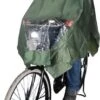Poncho Regenponcho - Fietsponcho Fiets - Koplampproof Transparant - One Size Unisex Olijfgroen - Hooodie -Bol 585x1200 1