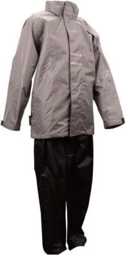 Ralka Regenpak - Junior - Grijs/Zwart - 176 -Bol 590x1200 4