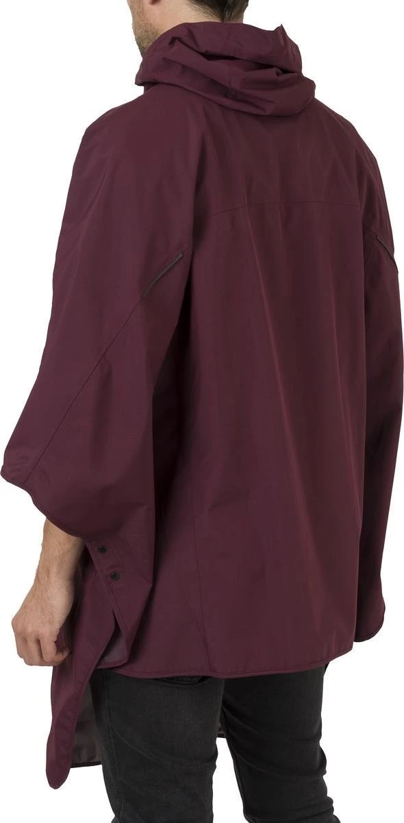 AGU Grant Regenponcho Essential Unisex - Bordeaux - One Size - Dames & Heren - Waterdicht & Ademend 7 AGU Grant Regenponcho Essential Unisex - Bordeaux - One Size - Dames & Heren - Waterdicht & Ademend - Afbeelding 5