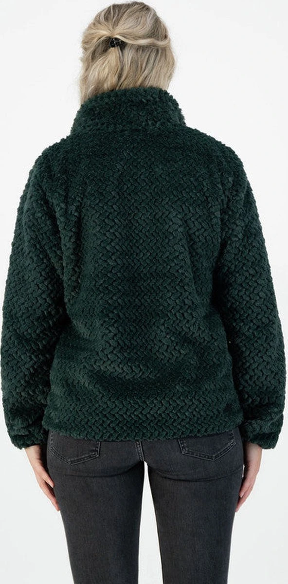 Kjelvik Dames Vest - Wintervest Dames - Zacht Fleece -Ann - Groen - Maat 44 5 Kjelvik Dames Vest - Wintervest Dames - Zacht Fleece -Ann - Groen - Maat 44 - Afbeelding 3