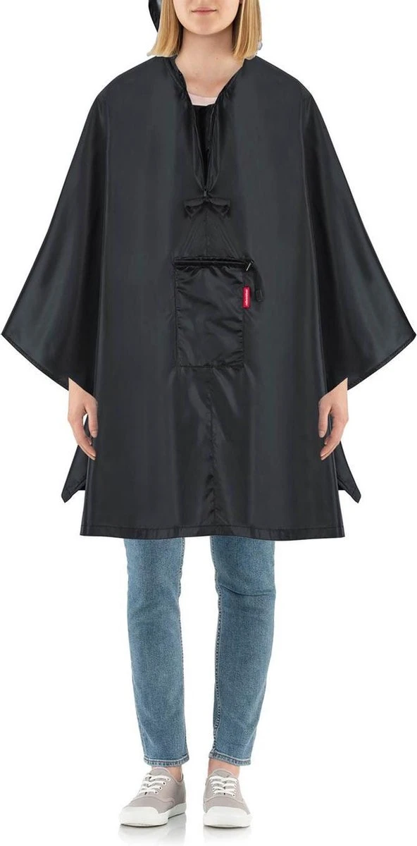 Reisenthel Mini Maxi Poncho Regenponcho - Opvouwbaar - Signature Navy Blauw 5 Reisenthel Mini Maxi Poncho Regenponcho - Opvouwbaar - Signature Navy Blauw - Afbeelding 3