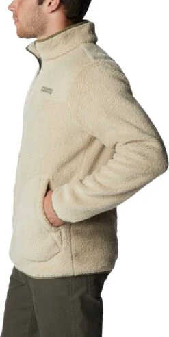 Columbia Rugged Ridge II Vest Heren Met Rits - Sherpa Fleece Vest Heren - Outdoorvest - Crème - Maat M -Bol 602x1200